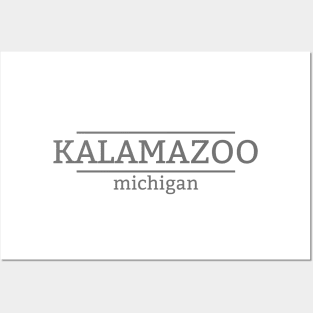 Kalamazoo Michigan Simple Vintage Design for Men and Women Posters and Art